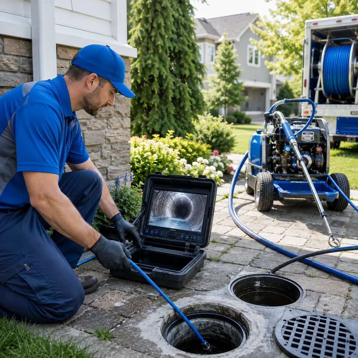 Outdoor drain cleaning professionals serving Clarkesville, GA